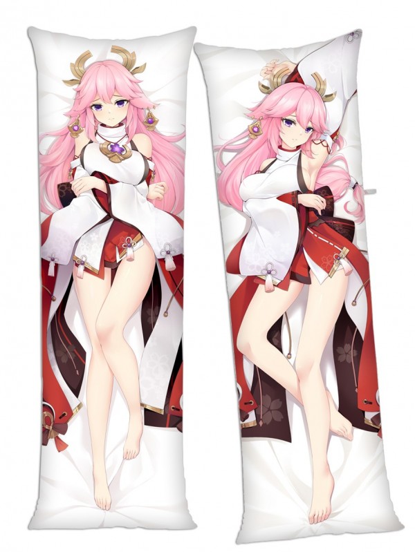 Genshin Impact Yae Miko Anime Dakimakura Japanese Hugging Body Pillow Cover