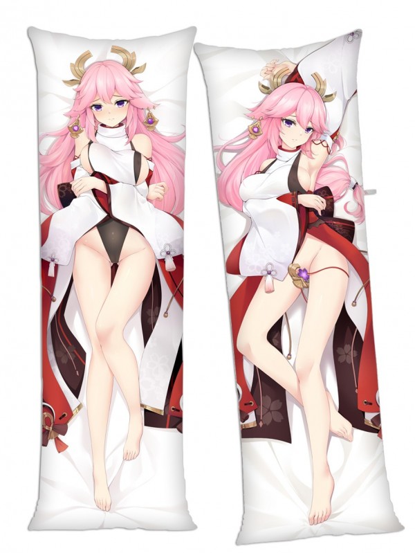 Genshin Impact Yae Miko Anime Dakimakura Japanese Hugging Body Pillow Cover