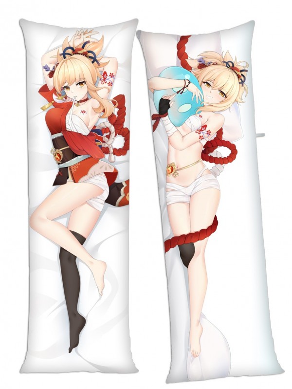 Genshin Impact YOIMIYA Anime Dakimakura Japanese Hugging Body Pillow Cover