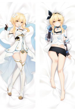 Genshin Impact Lumine Anime Dakimakura Pillow Hugging Body Pillowcover