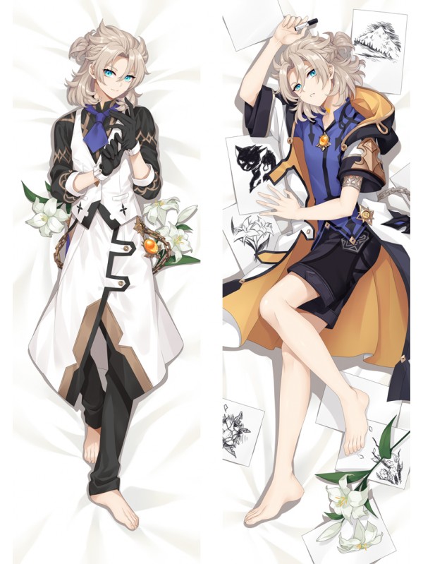 Genshin Impact ALBEDO Anime Dakimakura Pillow Hugging Body Pillowcover
