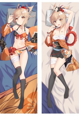 Genshin Impact YOIMIYA Anime Dakimakura Pillow Hugging Body Pillowcover