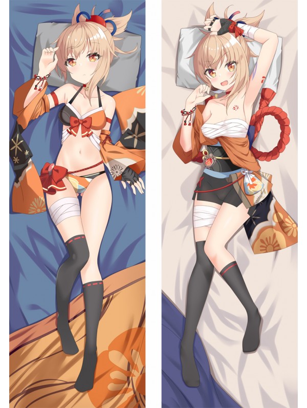 Genshin Impact YOIMIYA Anime Dakimakura Pillow Hugging Body Pillowcover