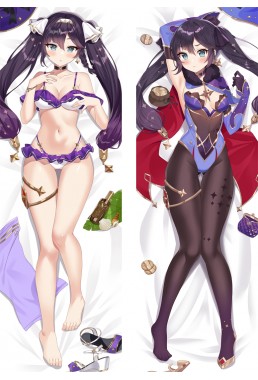 Genshin Impact Mona Anime Dakimakura Pillow Hugging Body Pillowcover