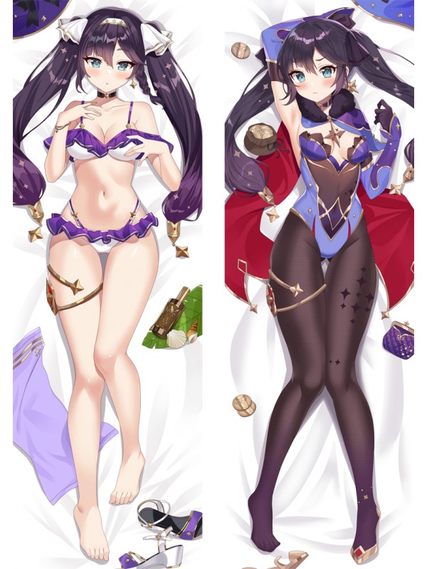 Genshin Impact Mona Anime Dakimakura Pillow Hugging Body Pillowcover
