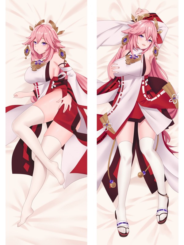 Yae Miko Genshin Impact Anime Dakimakura Pillow Hugging Body Pillowcover