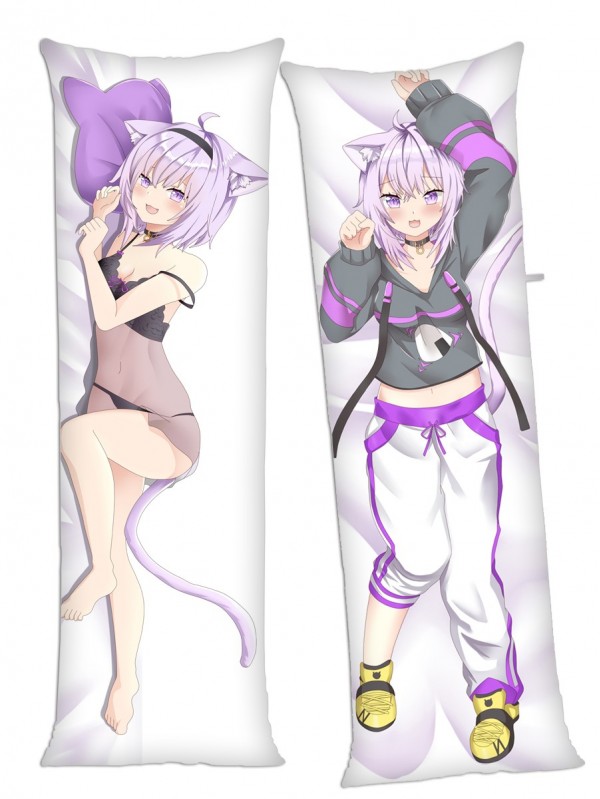 Virtual Youtuber Nekomata Okayu Anime Dakimakura Japanese Hugging Body Pillow Cover