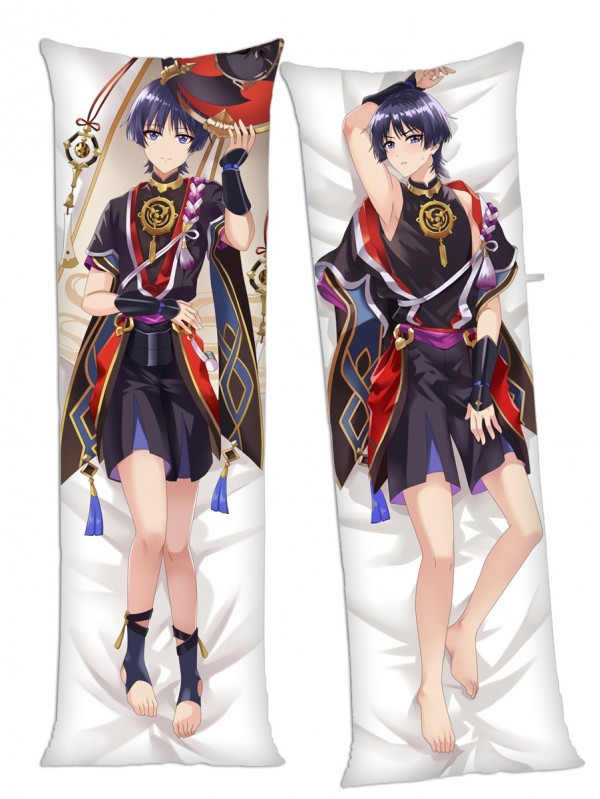 Genshin Impact Scaramouch Anime Dakimakura Japanese Hugging Body Pillow Cover