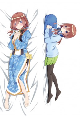 The Quintessential Quintuplets Miku Nakano Anime Dakimakura Japanese Hugging Body Pillow Cover