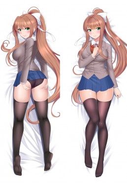 Doki Doki Literature Club! Monika Anime Dakimakura Japanese Hugging Body Pillow Cover