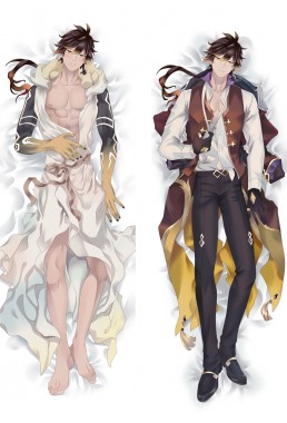 Genshin Impact Zhongli Anime Dakimakura Pillow Hugging Body Pillowcover
