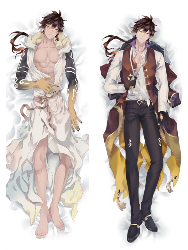 Genshin Impact Zhongli Anime Dakimakura Pillow Hugging Body Pillowcover