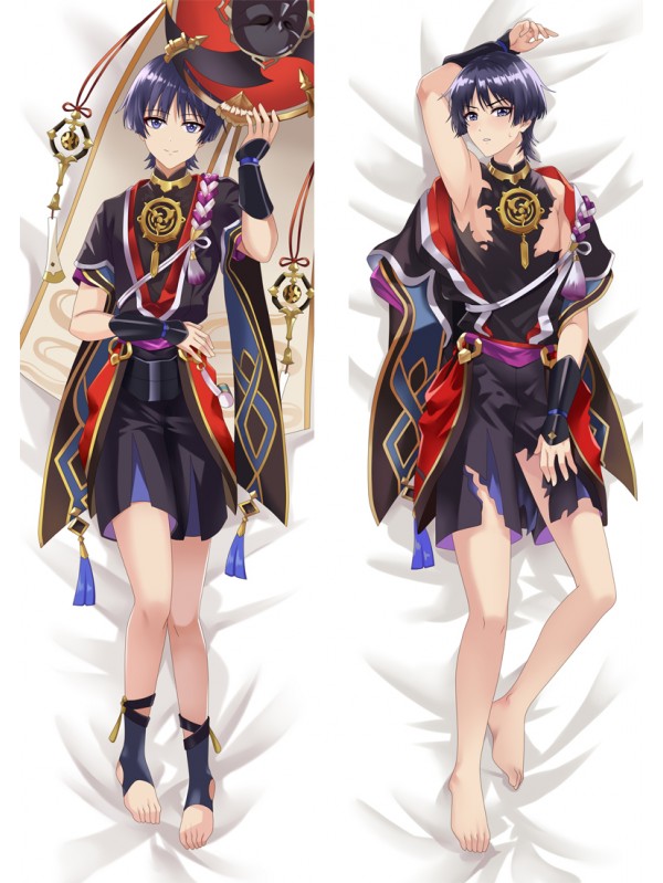 Genshin Impact Scaramouch Anime Dakimakura Pillow Hugging Body Pillowcover