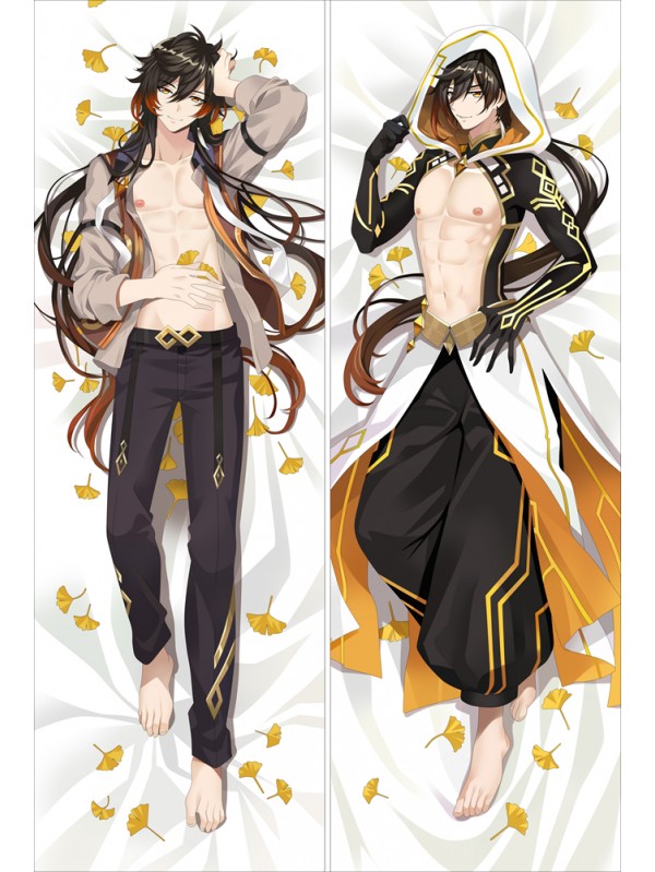 ZhongLi Genshin Impact Anime Dakimakura Pillow Hugging Body Pillowcover