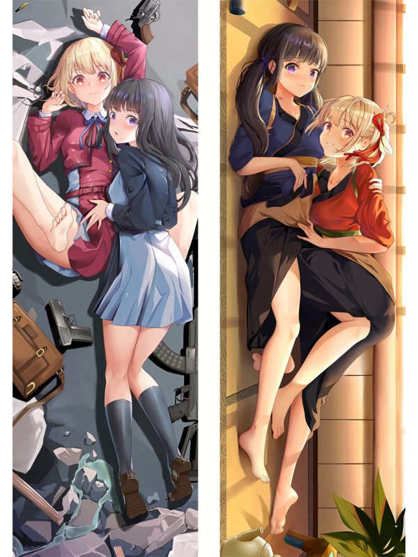 Lycoris Recoil Nishikigi Chisato Inoue Takina Anime Dakimakura Pillow Outlet