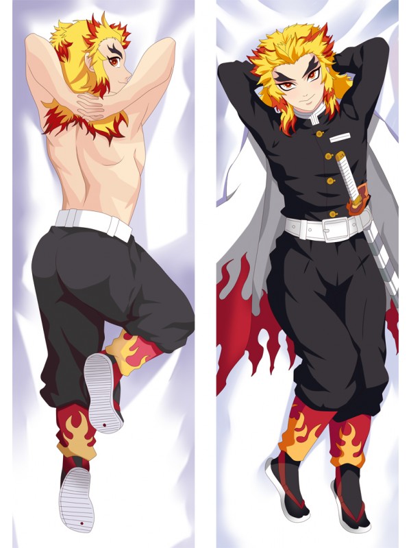 Demon Slayer Kimetsu no Yaiba Rengoku Kyoujurou Anime Dakimakura Pillow Wholesale