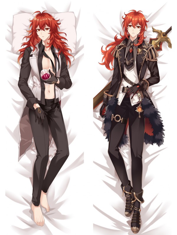 Genshin Impact Diluc Anime Dakimakura Pillow Discount Code