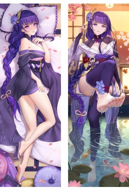 Genshin Impact Raiden Shogun Baal Anime Dakimakura Pillow Outlet