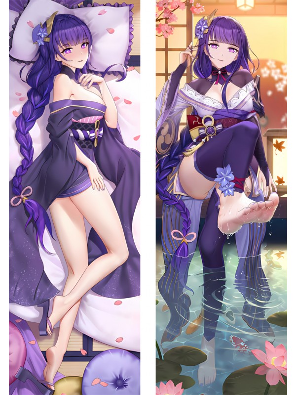 Genshin Impact Raiden Shogun Baal Anime Dakimakura Pillow Outlet