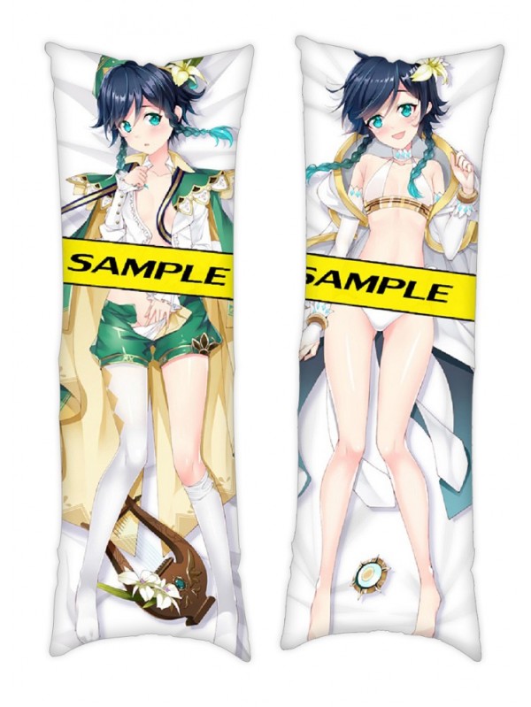 Genshin Impact Barbatos Dakimakura Japanese Hugging Body Pillowcase Anime