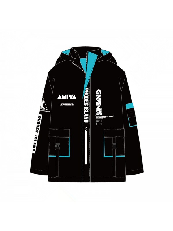 Unisex Amiya Arknights Anime Coats Hoodies Cosplay Costume for men/women