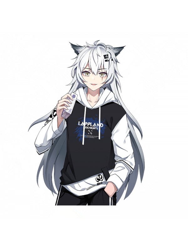 Lappland Arknights Anime Hooded Sweatshirt 3D Printed Hoodies Cosplay Costume for men
