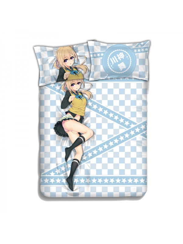 IZUMI Reina Anime Bedding Sets,Bed Blanket & Duvet Cover,Bed Sheet with Pillow Covers