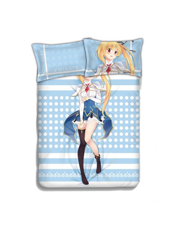 Lisesharte Atismata-Undefeated Bahamut Chronicle 4 Pieces Bedding Sets,Bed Sheet Duvet Cover with Pillow Covers