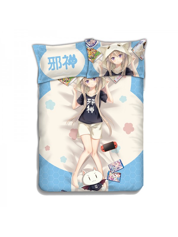 Arisaka Mashiro- Aokana Four Rhythm Across the Blue Bed Blanket Duvet Cover with Pillow Covers