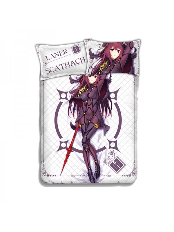 Lancer Scathach - Fate Grand Order Anime 4 Pieces Bedding Sets,Bed Sheet Duvet Cover