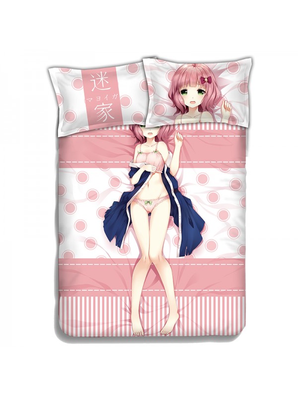 Diomedea Anime 4 Pieces Bedding Sets,Bed Sheet Duvet Cover with Pillow Covers