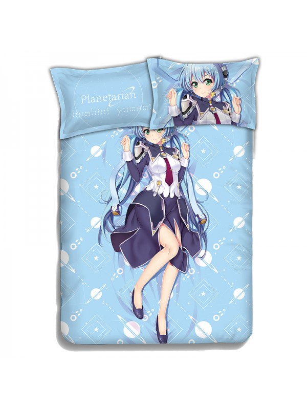 Yumemi Hoshino-planetarian the reverie of a little planet Bed Sheet Duvet Cover