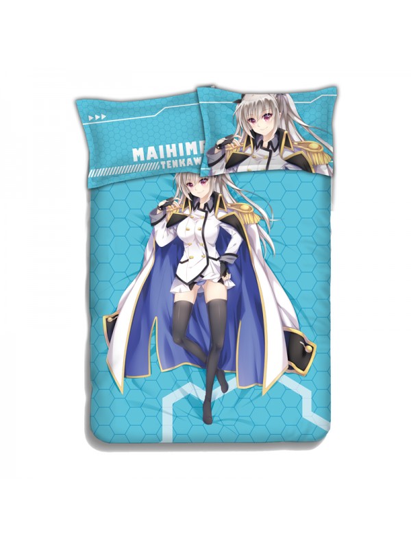 Qualidea Code Japanese Anime Bed Sheet Duvet Cover with Pillow Covers