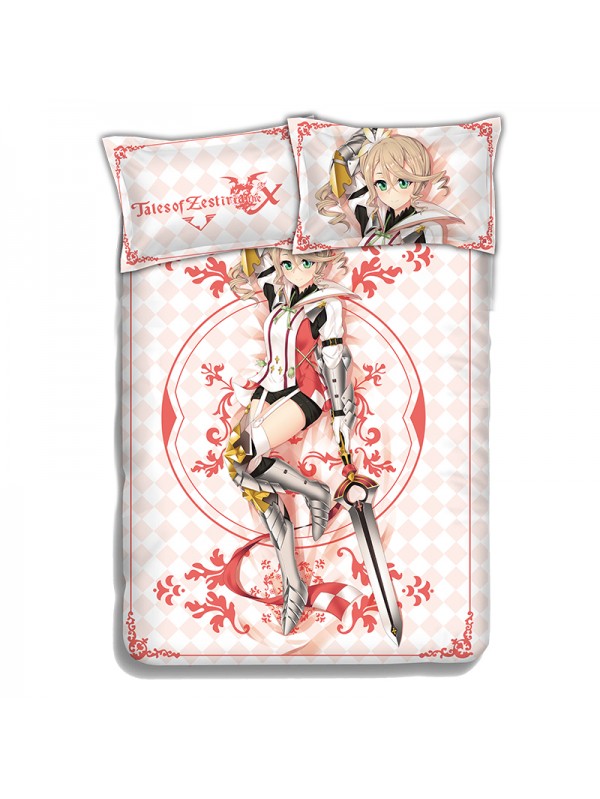Alisha-Tales of Zestiria Japanese Anime Bed Sheet Duvet Cover with Pillow Covers