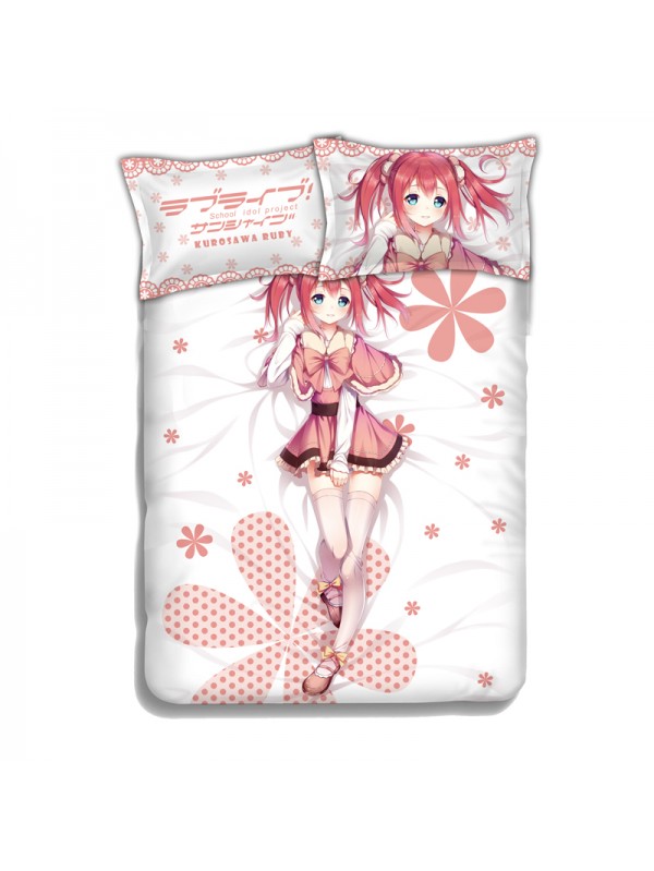 RUBY MOON-Card Captor Anime Bedding Sets,Bed Blanket & Duvet Cover,Bed Sheet with Pillow Covers