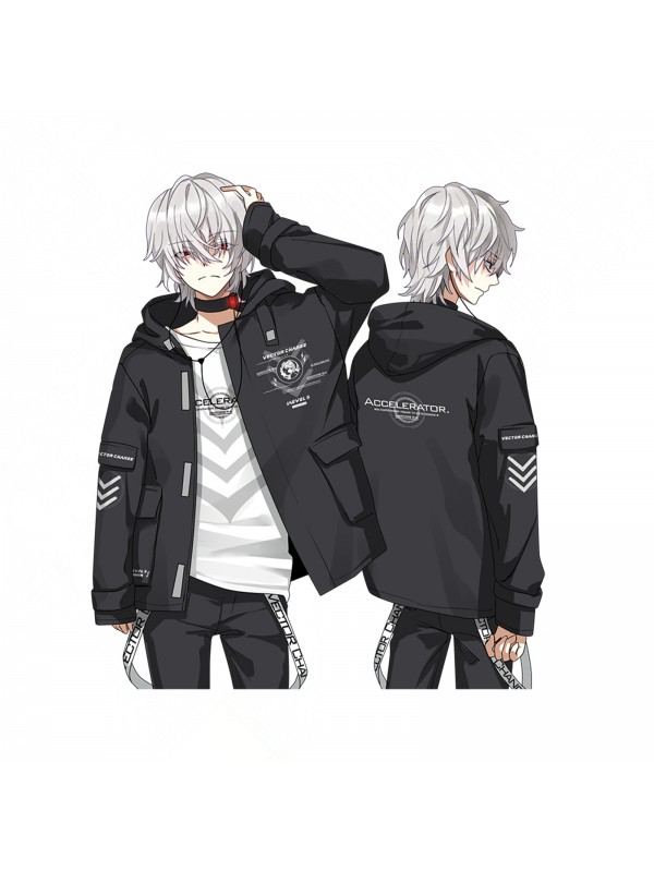Accelerator Toaru Majutsu no Index Anime Coats Warm Jackets Hoodies Cosplay Costume