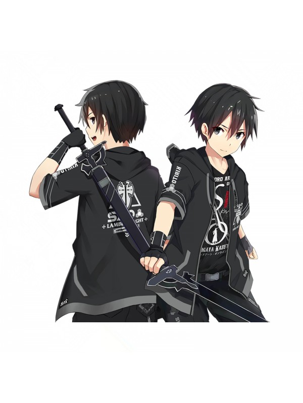 Kirigaya Kazuto Sword Art Online SAO Anime Hoodies Sweatshirts Cosplay Costume