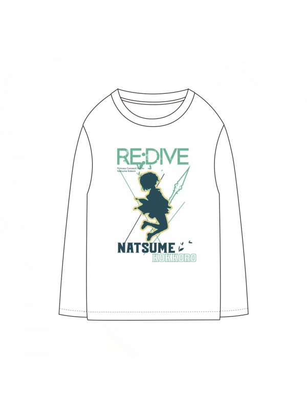 Natsume Kokoro Re:Dive Anime Long Sleeve T-shirts 3D Printed Costume
