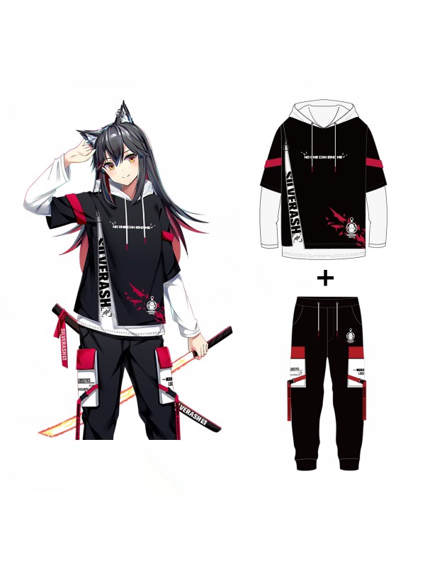 Rhodse Island Texas Arknights Anime Hoodies Sweatshirts and Anime Pants Cosplay Costume