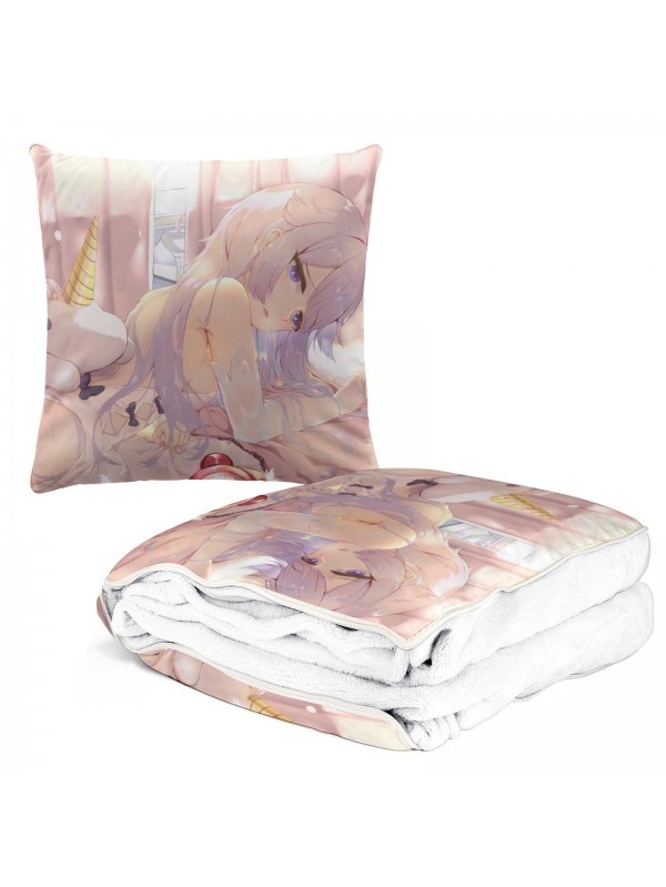 Discount Pillow Blanket Anime All-in-one Azur Lane Unicorn 38x38/150x180
