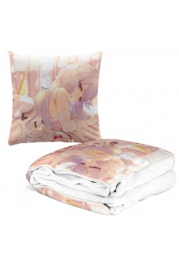 Fashion Convertible Blanket Pillow Anime 2 IN 1 Azur Lane Unicorn 38x38/150x180