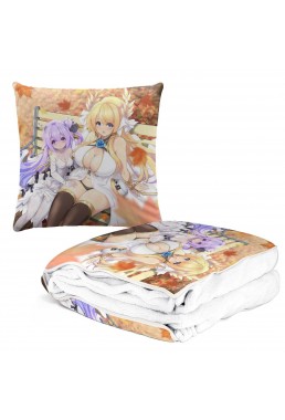 Fashion Bedding Set With Pillow And Blanket Anime 2-IN-1 Azur Lane Unicorn 38x38/150x180