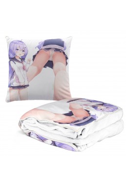 2023 Cozy Pillow And Blanket Combo Anime 2-IN-1 Azur Lane Unicorn 38x38/150x180