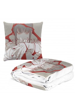 2023 Anime All-in-one Travel Blanket And Pillow Set Chainsaw Man Makima 38x38/150x180