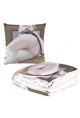 Tap Anime 2 IN 1 Travel Blanket And Pillow Set Genshin Impact Barbara 38x38/150x180