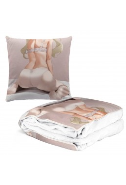 Wholesale Anime 2 IN 1 Travel Blanket And Pillow Set Genshin Impact Barbara 38x38/150x180