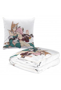 Buy Anime 2 IN 1 Travel Blanket And Pillow Set Genshin Impact Hina Gorou 38x38/150x180