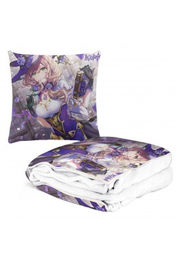 Tap Anime 2 IN 1 Travel Blanket And Pillow Set Genshin Impact Lisa 38x38/150x180