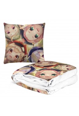Feature Anime 2 IN 1 Travel Blanket And Pillow Set Genshin Impact Sayu 38x38/150x180