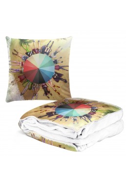 Sexy Anime 2 In 1 Travel Blanket And Pillow Set Naruto Haruno Sakura